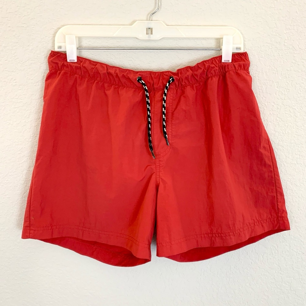 The Rail Men’s Red Swim Trunks